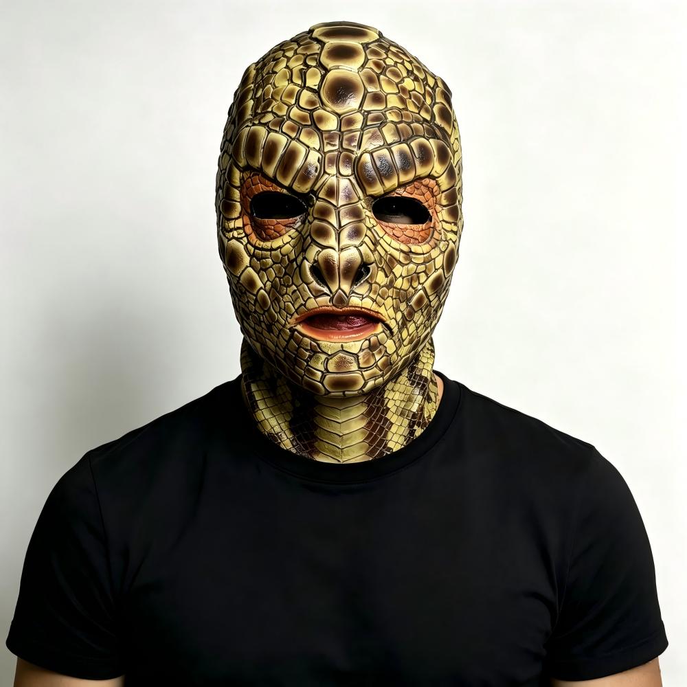 Realistic Snake Monster Mask L - Cobra Extruder ulasan dan harga