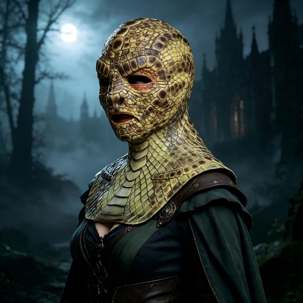 Realistic Snake Monster Mask L - Cobra Extruder ulasan dan harga
