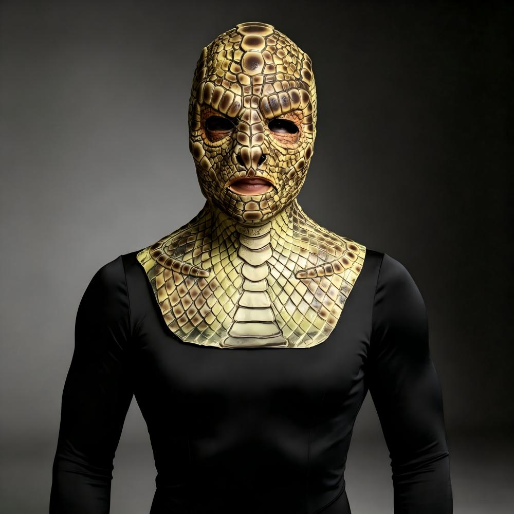 Realistic Snake Monster Mask L - Cobra Extruder ulasan dan harga