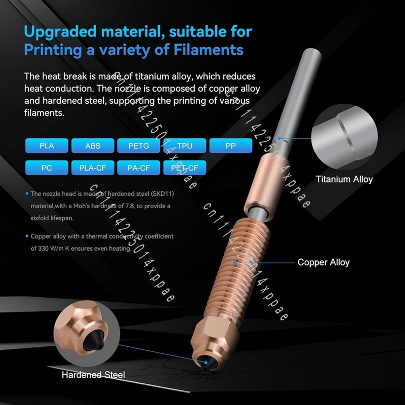 For Creality K1/K1 Max/K1C 3D  - Printer Nozzle ulasan dan harga
