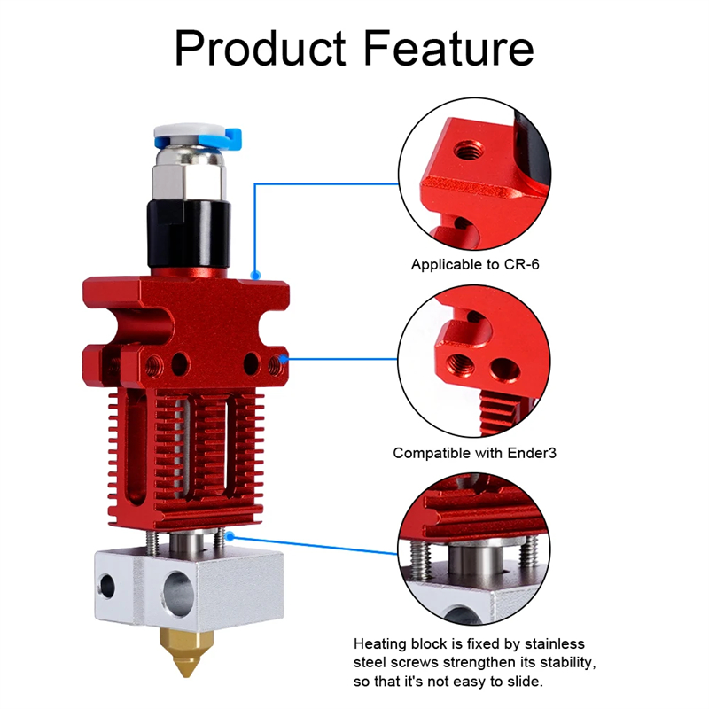 3D Printer Parts CR6 SE J-head - Direct Drive Extruder ulasan dan harga
