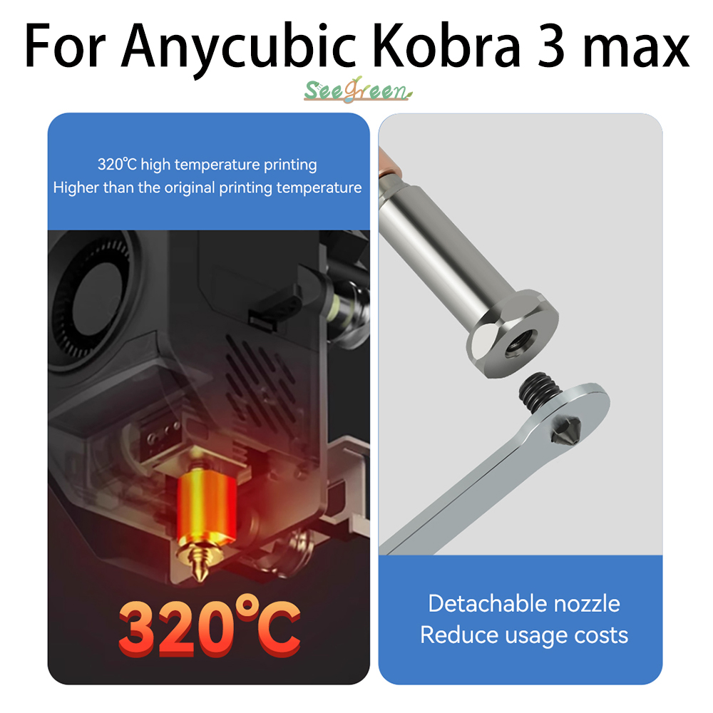 New Upgrade Nozzle For Anycubi - Hotend 0.4Mm ulasan dan harga