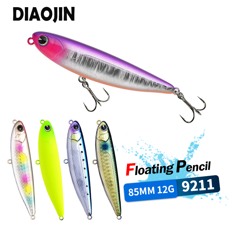 85mm 12g Floating Pencil Fishi - Cobra Extruder ulasan dan harga