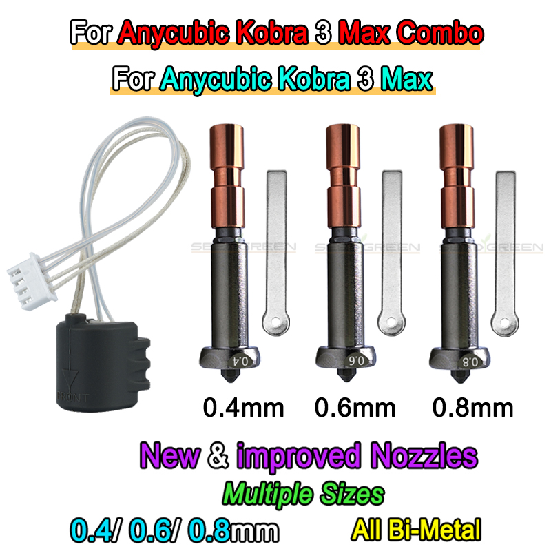 New Upgrade Nozzle For Anycubi - Hotend 0.4Mm ulasan dan harga