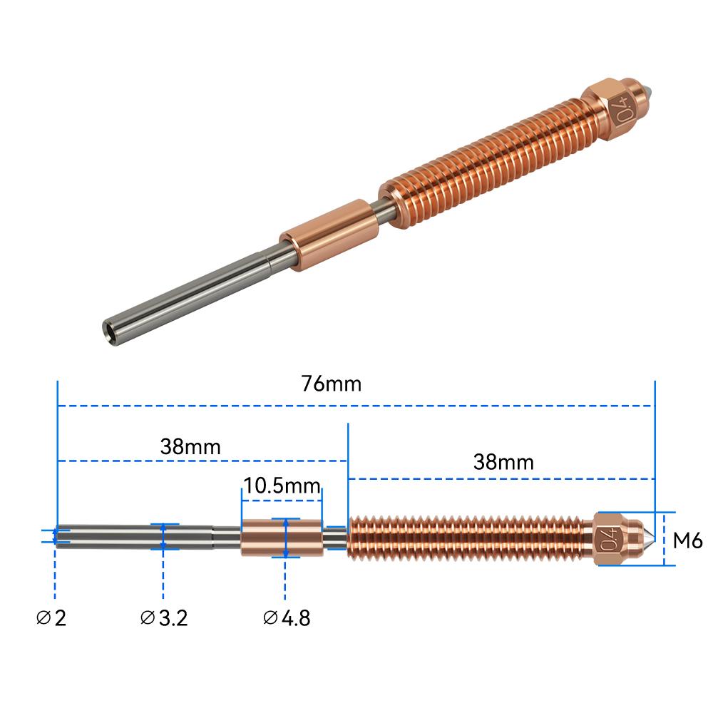Unicorn Hardened Steel Nozzle  - Hotend 0.4Mm ulasan dan harga