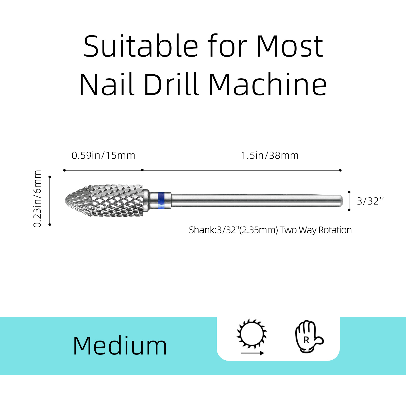HYTOOS Bullet Carbide Nail Dri - Nozzle Tungsten ulasan dan harga