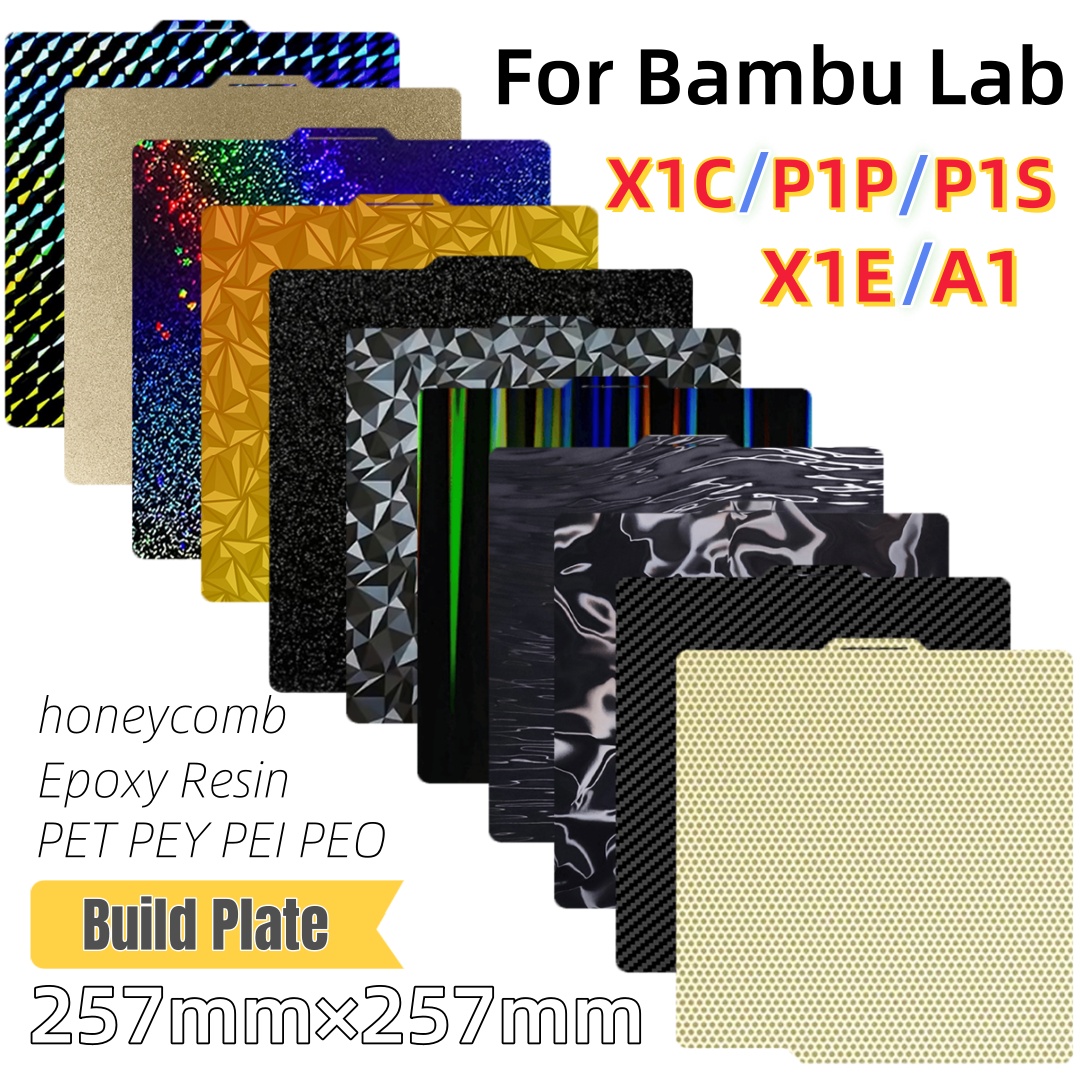Build Plate 257x257 Spring Ste - 3D Printer Stand ulasan dan harga