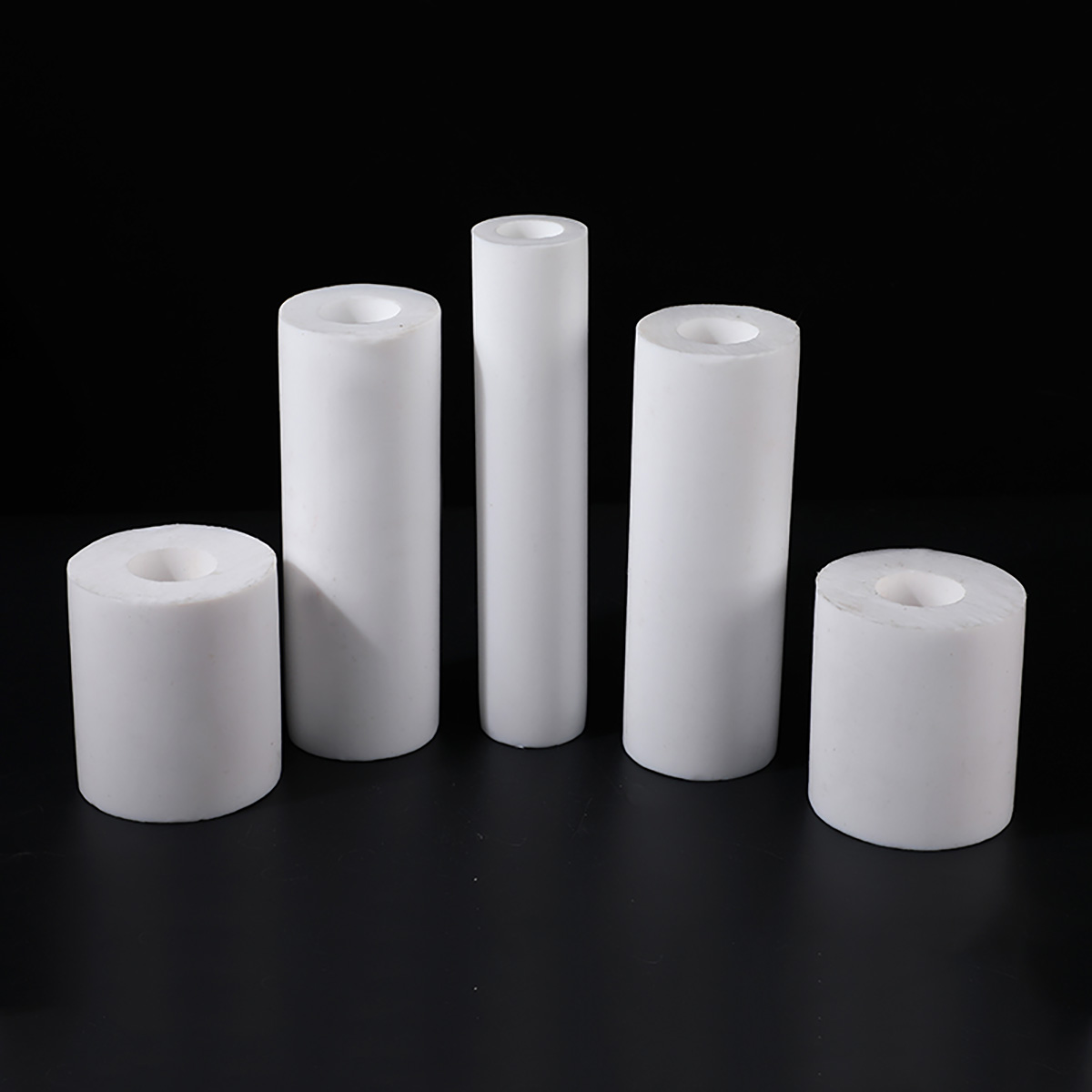 1Pcs White PTFE Hollow Rod Pol - Ptfe Tube ulasan dan harga