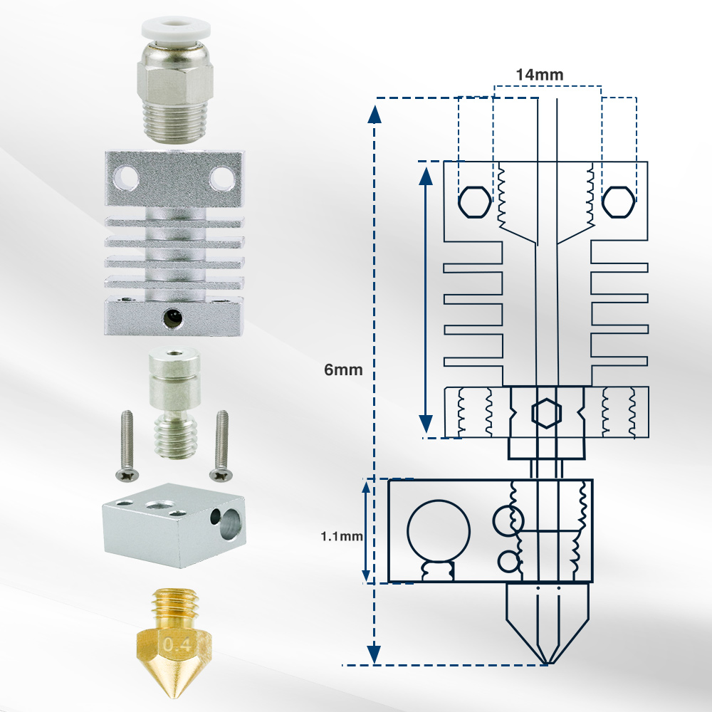 For Creality Ender 3 CR-10 CR- - Direct Drive Extruder ulasan dan harga