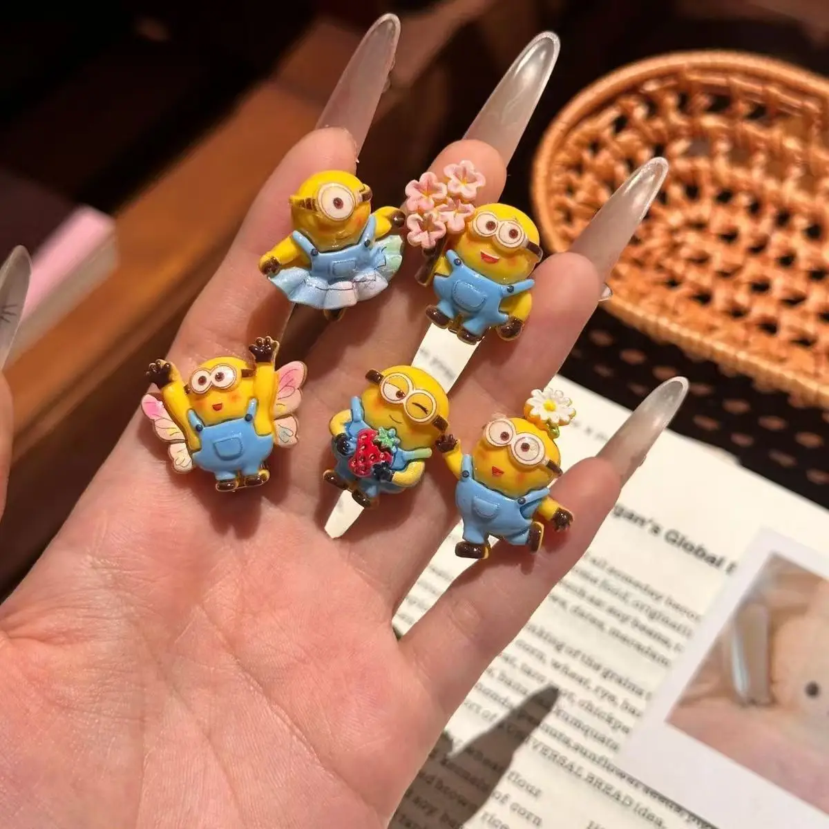 5pcs/10pcs Cute Resin Minions  - Resin Vat ulasan dan harga