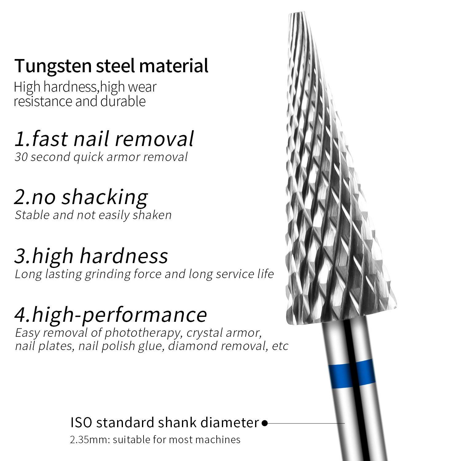 Tip Tungsten Carbid Nail Drill - Nozzle Tungsten ulasan dan harga