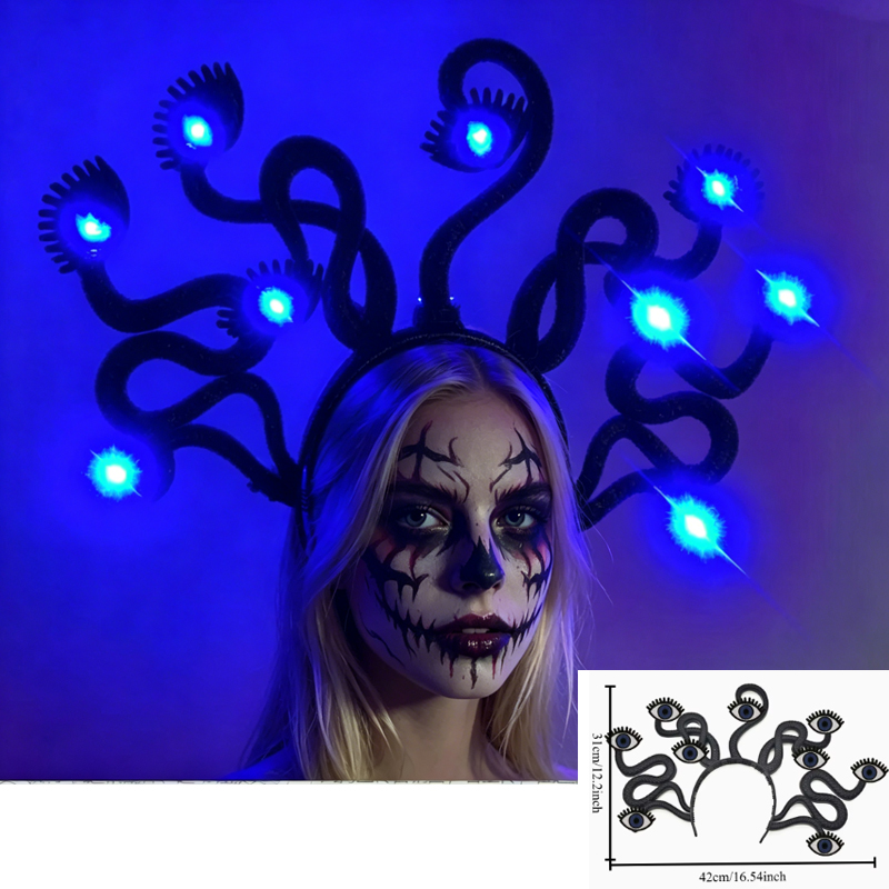 Light Up Multi Evil Eye Snake  - Cobra Extruder ulasan dan harga