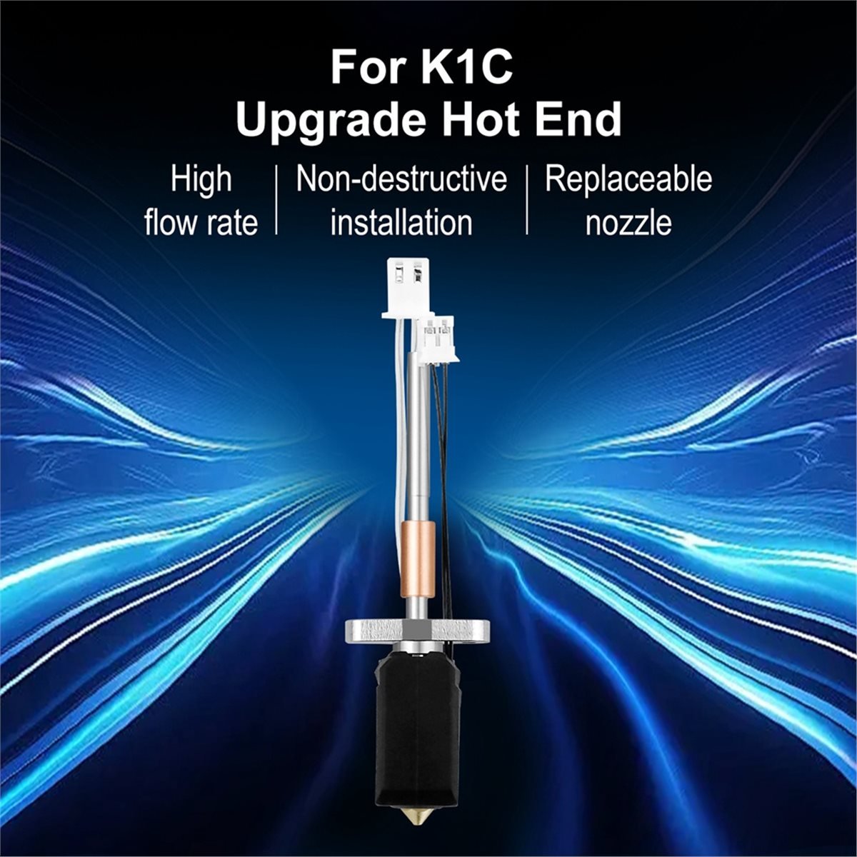 Upgrade Hotend Kit for K1C Hot - Hotend 0.4Mm ulasan dan harga