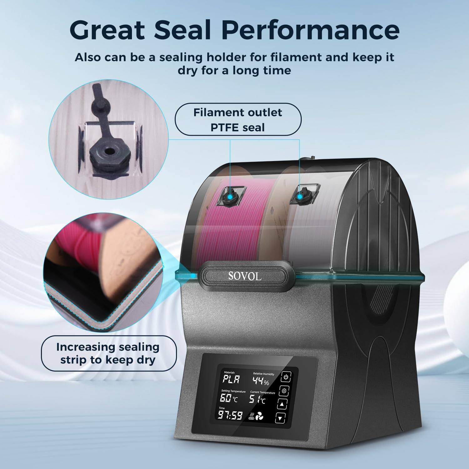 Sovol Filament Dryer SH02 Dry  - Enclosure 3D Printer ulasan dan harga