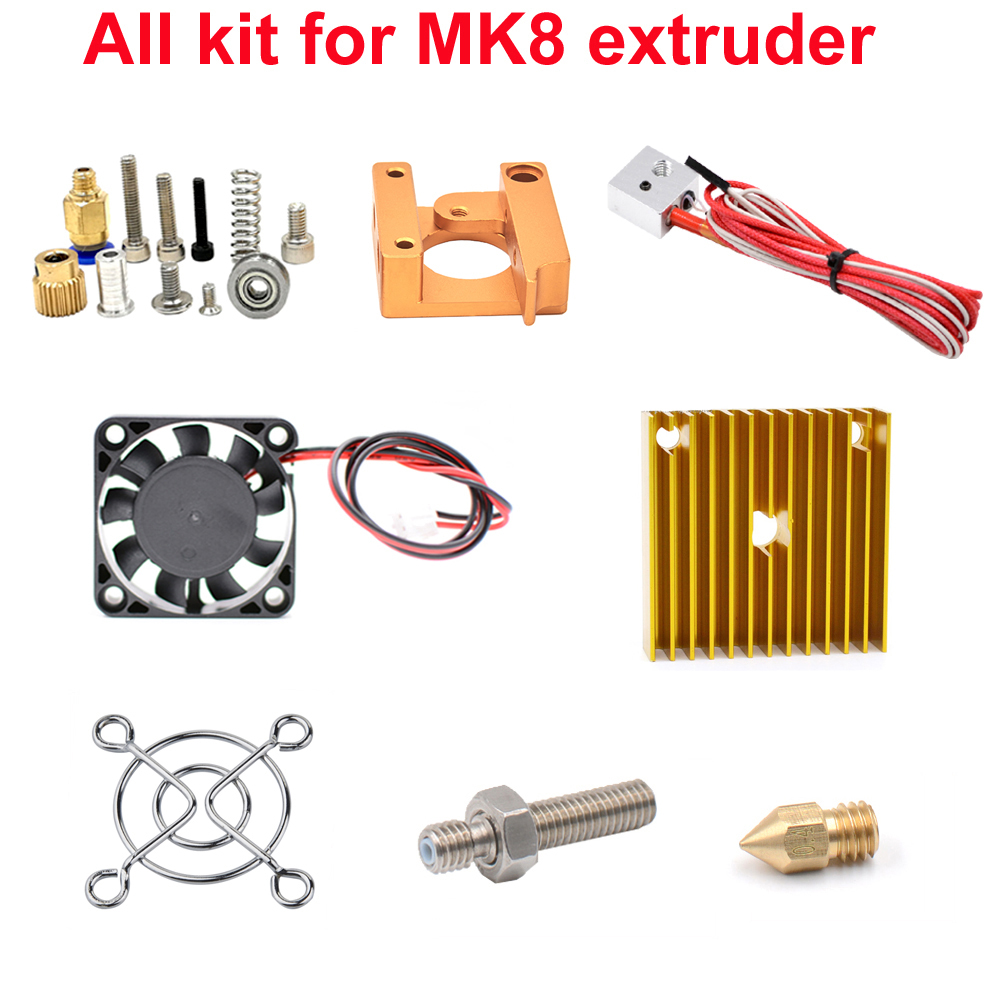 MK8 Extruder Kits J-head Hoten - Filament 1.75 ulasan dan harga